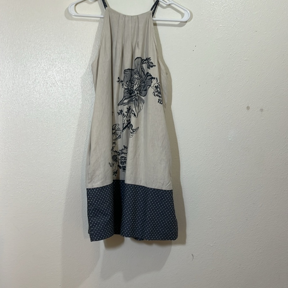 Anthropologie Floreat Sava 100% silk halter dress. Size 0. - Picture 7 of 13